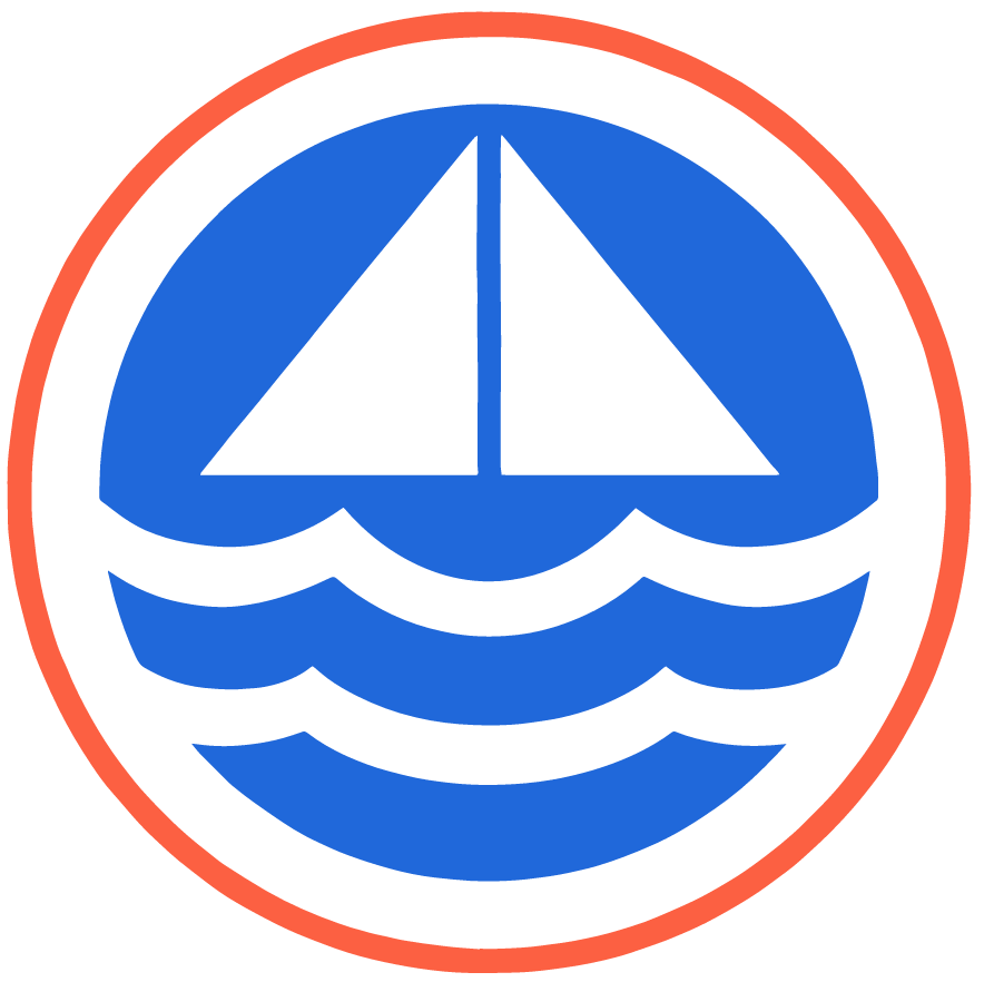 Pladsbestilling. Logo for Hou Søsportscenter og Hou Lystbådehavn.
